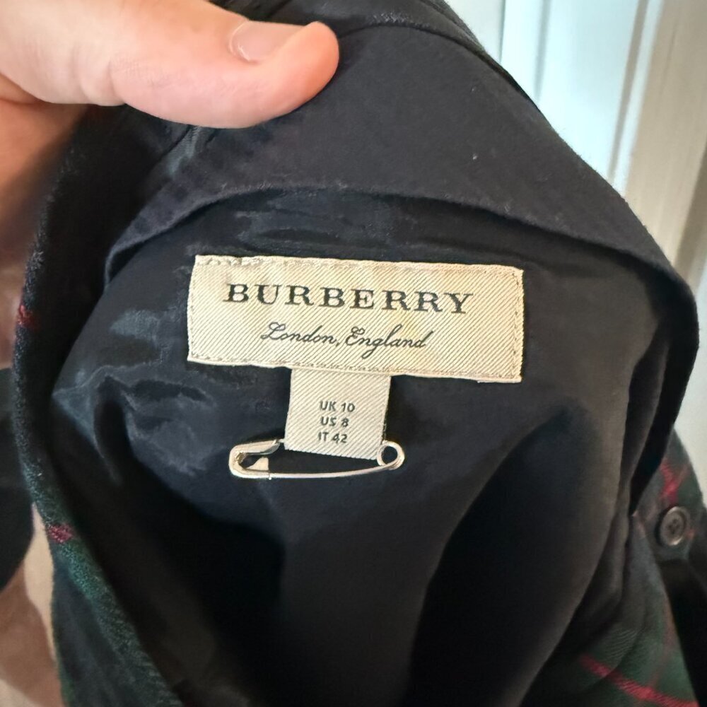 Burberry Leamington Plaid Print Pants BRAND NEW WITH TAGS SIZE UK 10 US 8 - Picture 5 of 6